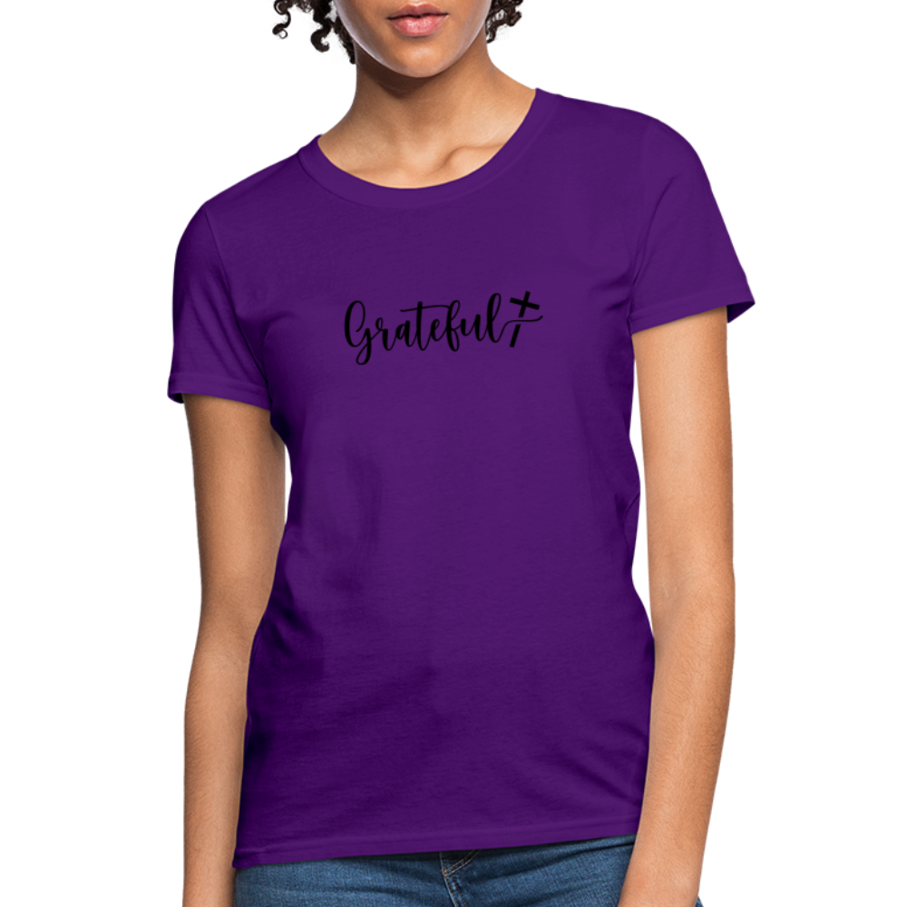 Grateful Women's T-Shirt - purple