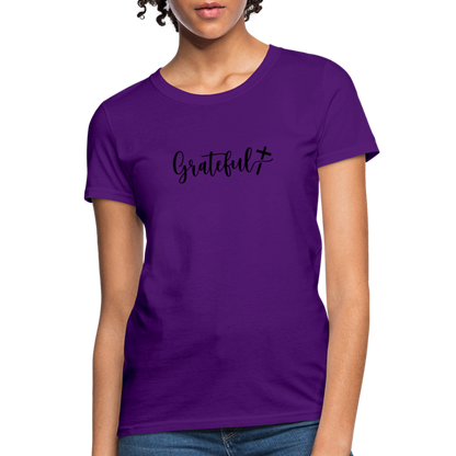 Grateful Women's T-Shirt - purple