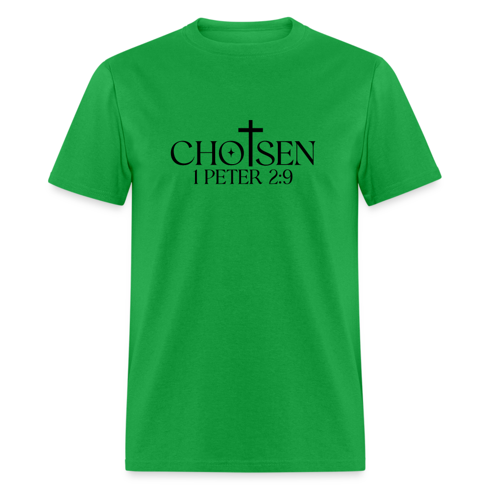 Chosen 1 Peter 2:9 T-Shirt - bright green