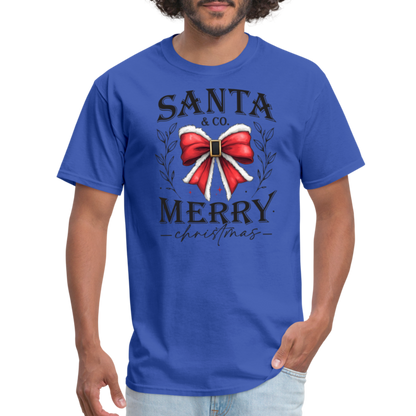 Merry Christmas Santa & Co T-Shirt - royal blue