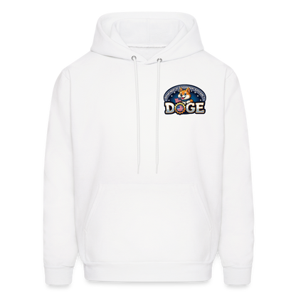 DOGE Hoodie (front/back print) - white