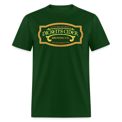 Dicken's Cider Brewing Co T-Shirt - forest green