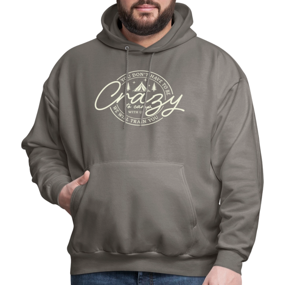 Crazy Camping Hoodie - asphalt gray