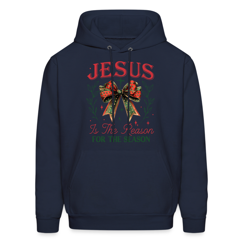 Jesus Is The Reason For The Season Hoodie - navy