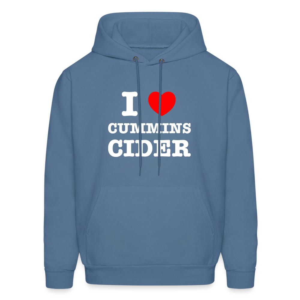 I Heart Cummins Cider Hoodie - denim blue