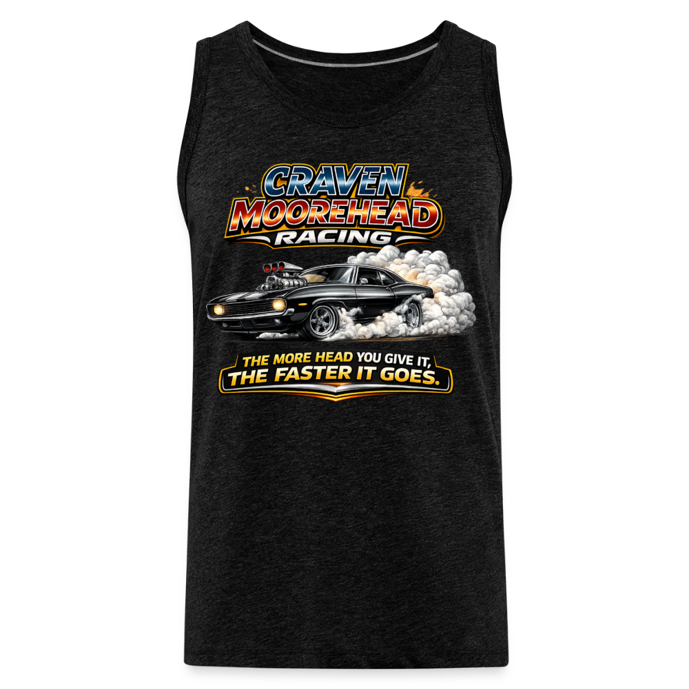Craven Moorehead Racing Tank Top Color: Charcoal Grey