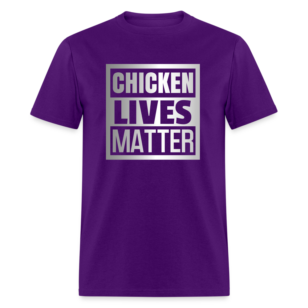 Chicken Lives Matter T-Shirt - purple