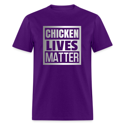 Chicken Lives Matter T-Shirt - purple