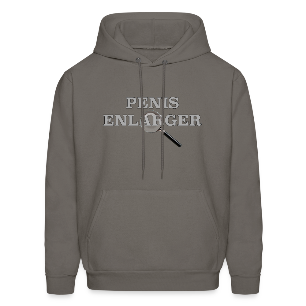 Penis Enlarger Hoodie (Funny Adult Humor) - asphalt gray