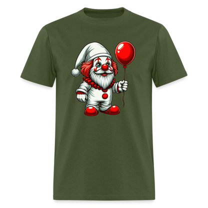 Gnome Clown T-Shirt - military green