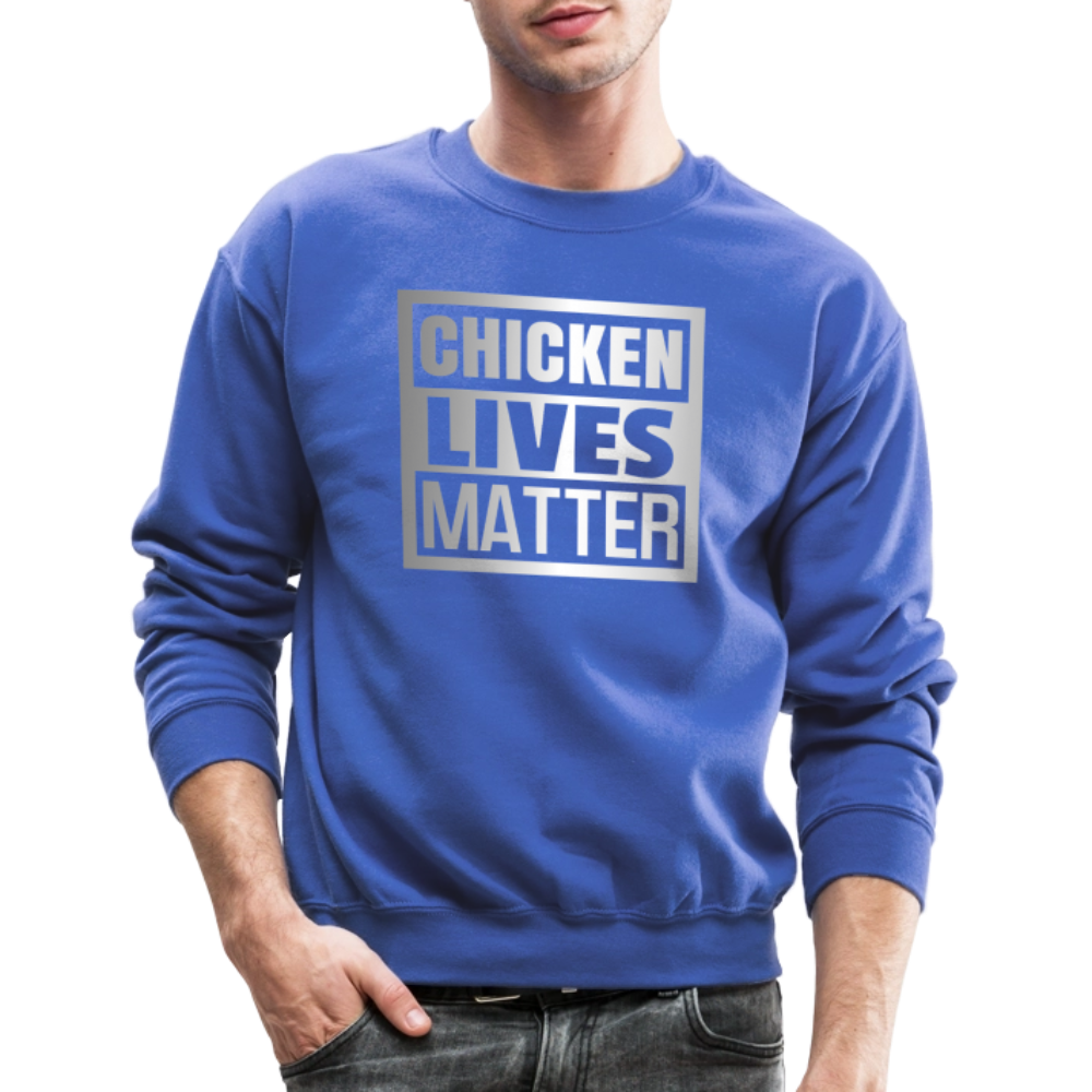 Chicken Lives Matter Sweatshirt - royal blue