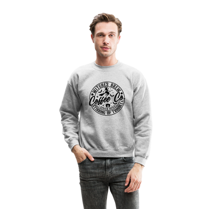 Witches Brew Coffee Co Sweatshirt (Halloween) - heather gray