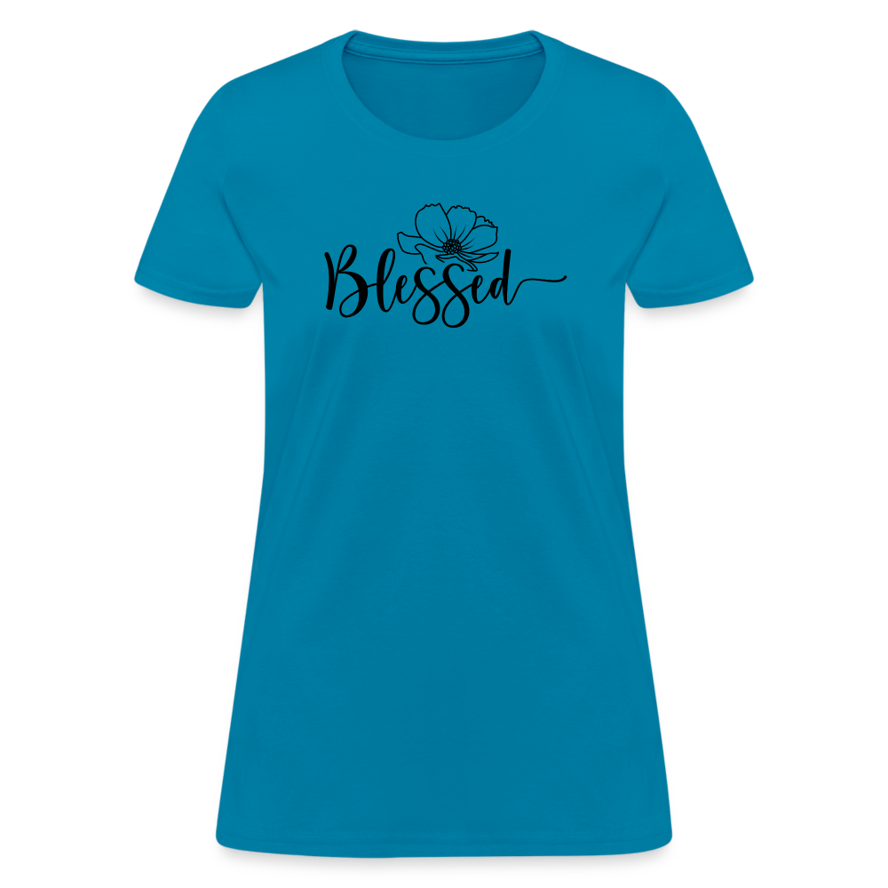 Blessed Women's T-Shirt - turquoise