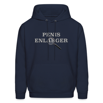 Penis Enlarger Hoodie (Funny Adult Humor) - navy