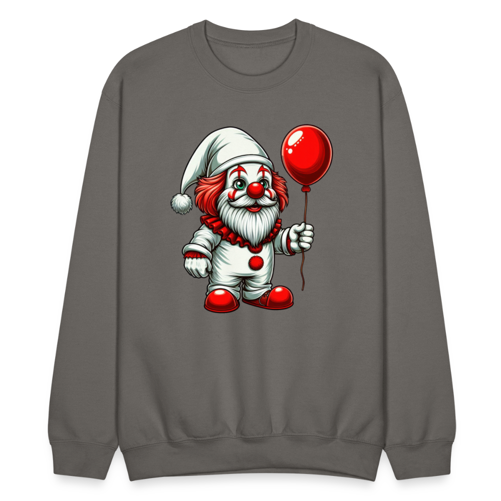 Gnome Clown Sweatshirt - asphalt gray