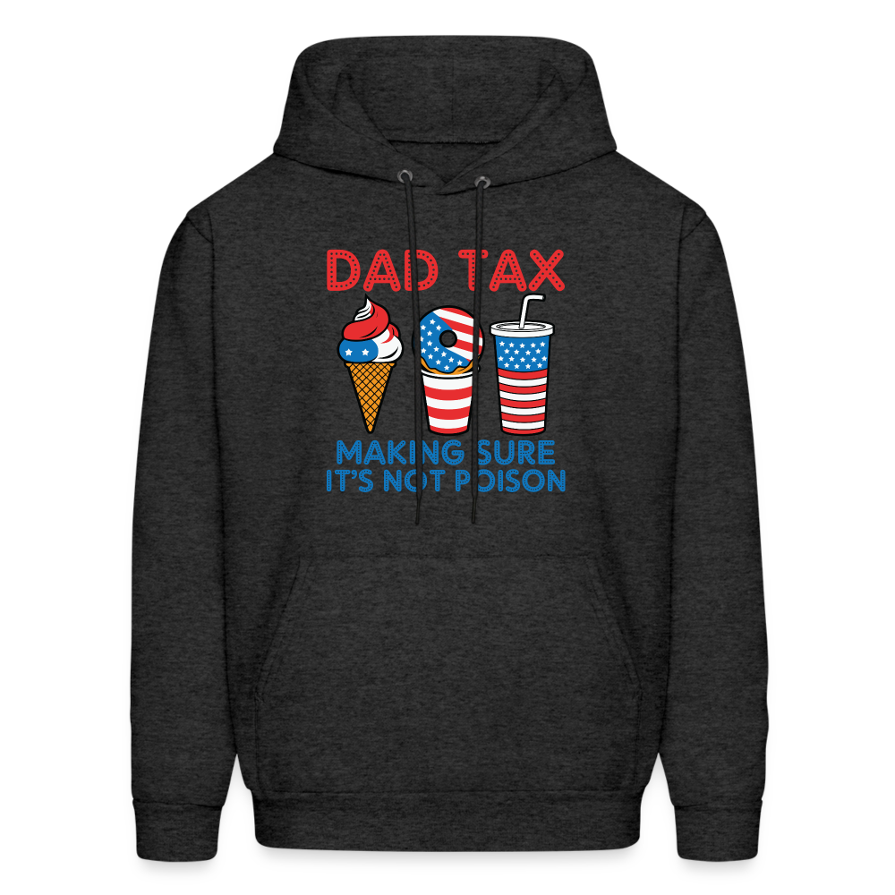 Dad Tax Hoodie (Red White Blue) - charcoal grey