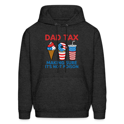 Dad Tax Hoodie (Red White Blue) - charcoal grey