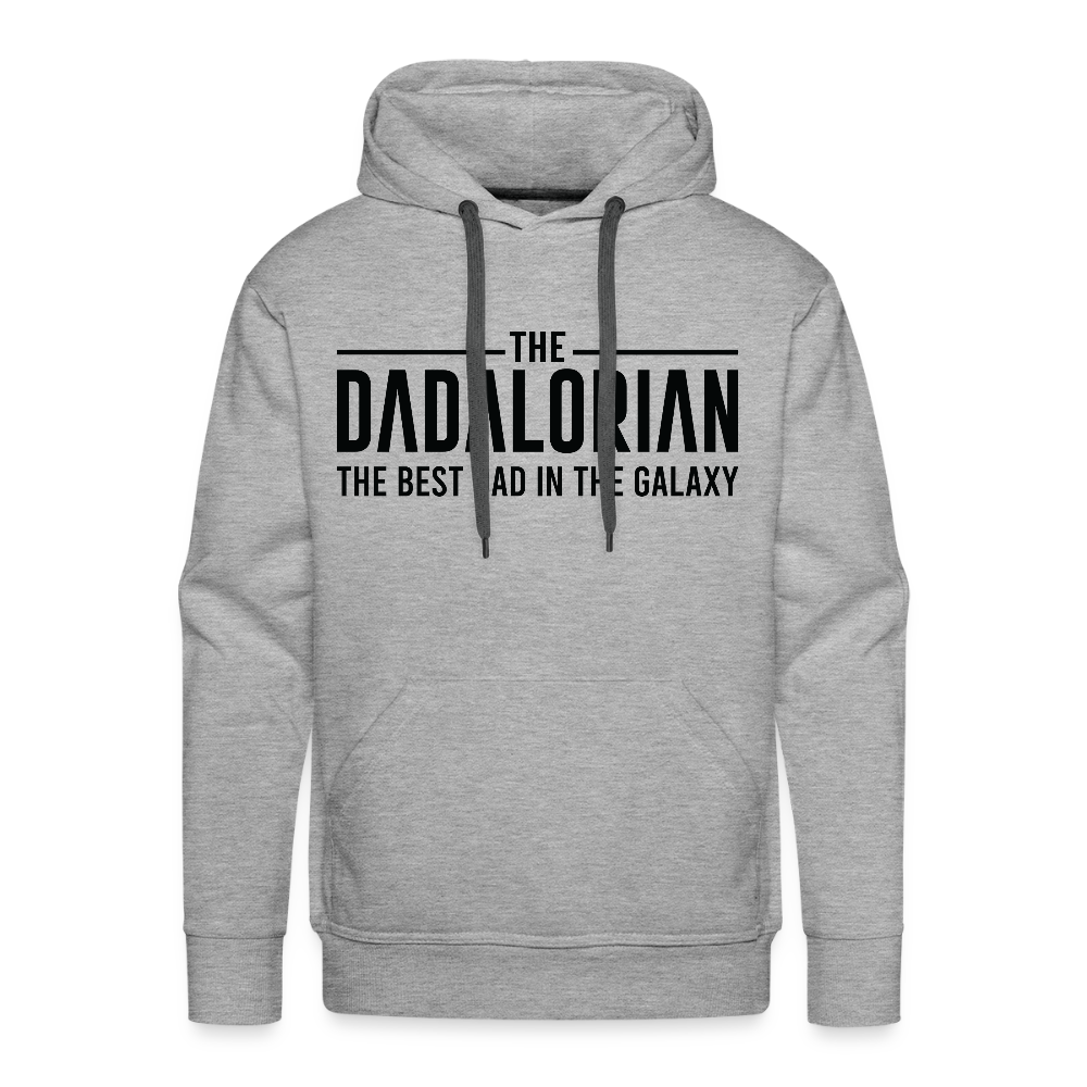 The Dadalorian The Best Dad in the Galaxy Men’s Premium Hoodie - heather grey