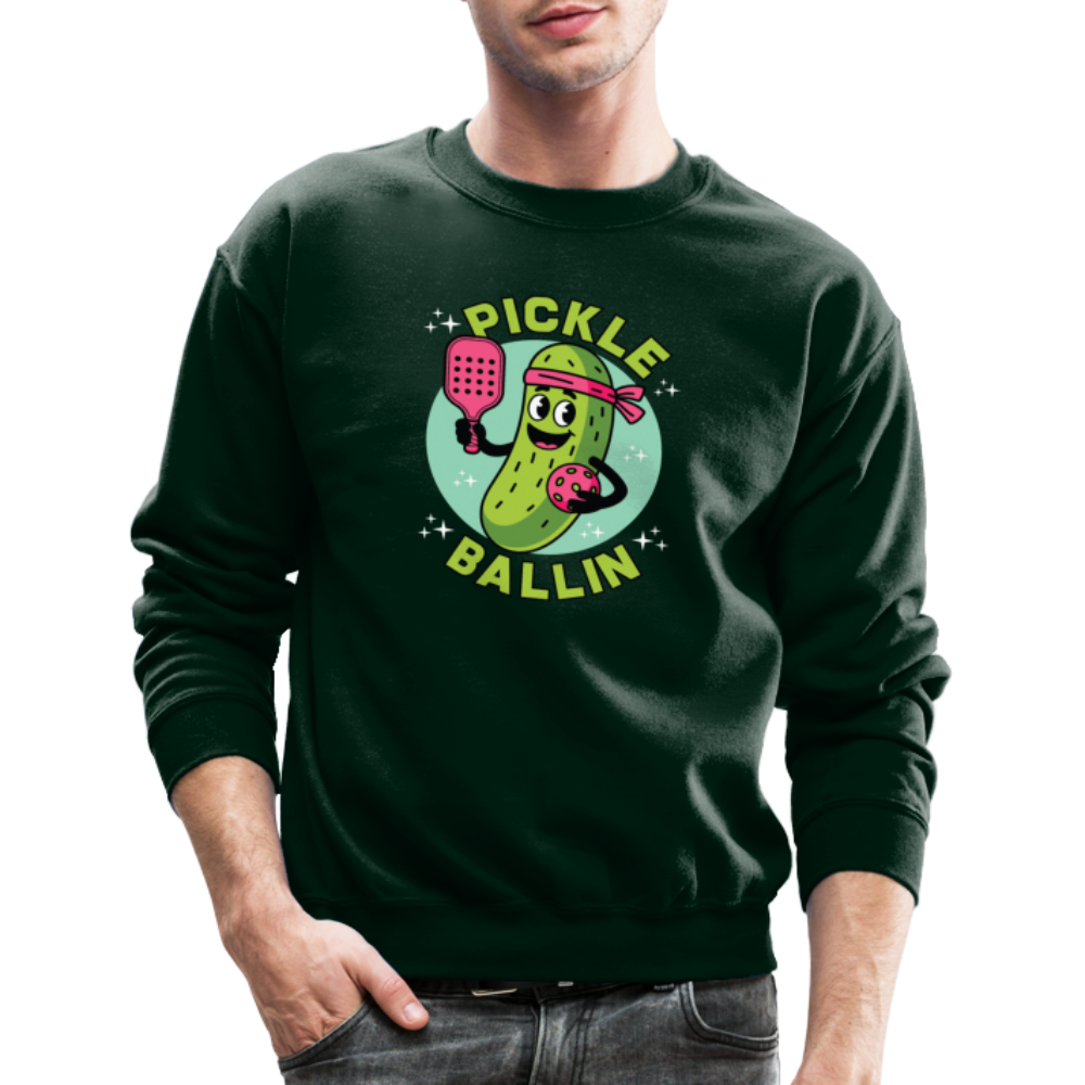 Pickle Ballin Sweatshirt - forest green