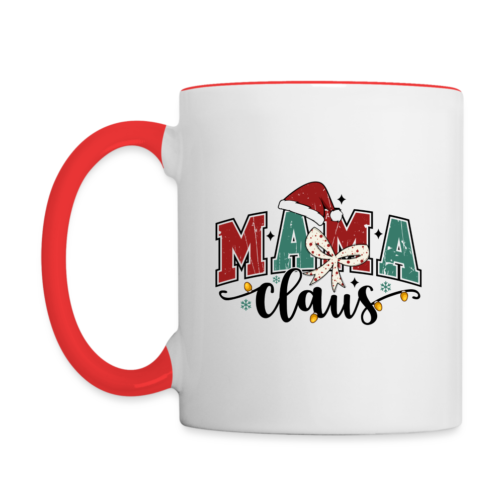 Mama Claus Coffee Mug - white/red