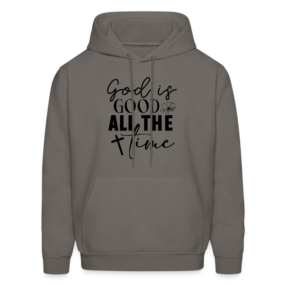 God is Good All The Time Hoodie - asphalt gray