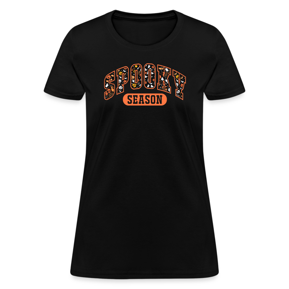 Spooky Season Women's T-Shirt (Halloween) - black