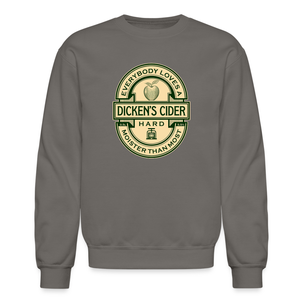 Dicken's Cider Men's Premium Long Sleeve Sweatshirt - asphalt gray