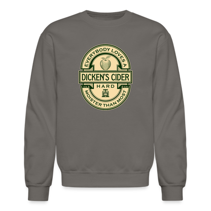 Dicken's Cider Men's Premium Long Sleeve Sweatshirt - asphalt gray