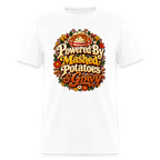Powered by Mashed Potatoes & Gravy – Fall Floral T-Shirt