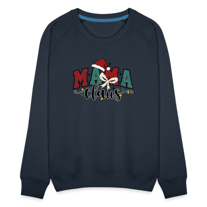 Mama Claus Women’s Premium Sweatshirt - navy