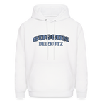 Suggon Deeznutz Hoodie (in Blue Ball Colors - Funny Sexual Humor)