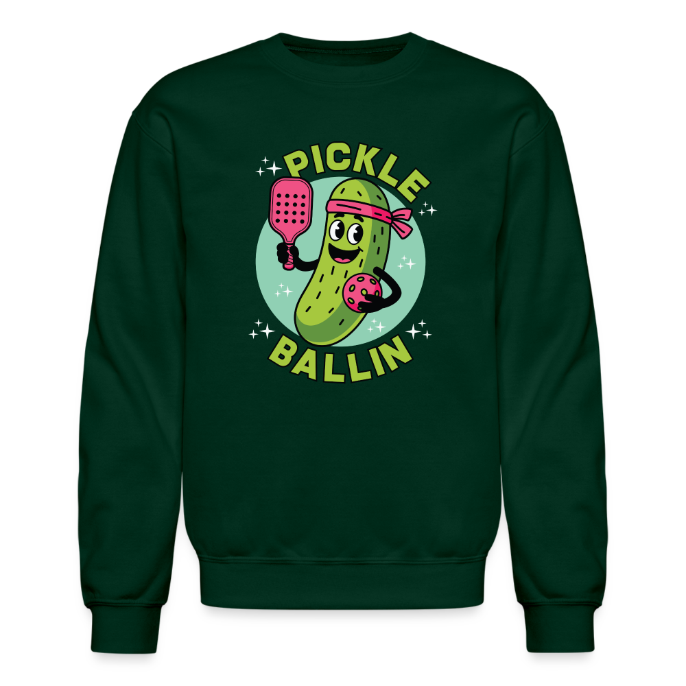 Pickle Ballin Sweatshirt - forest green