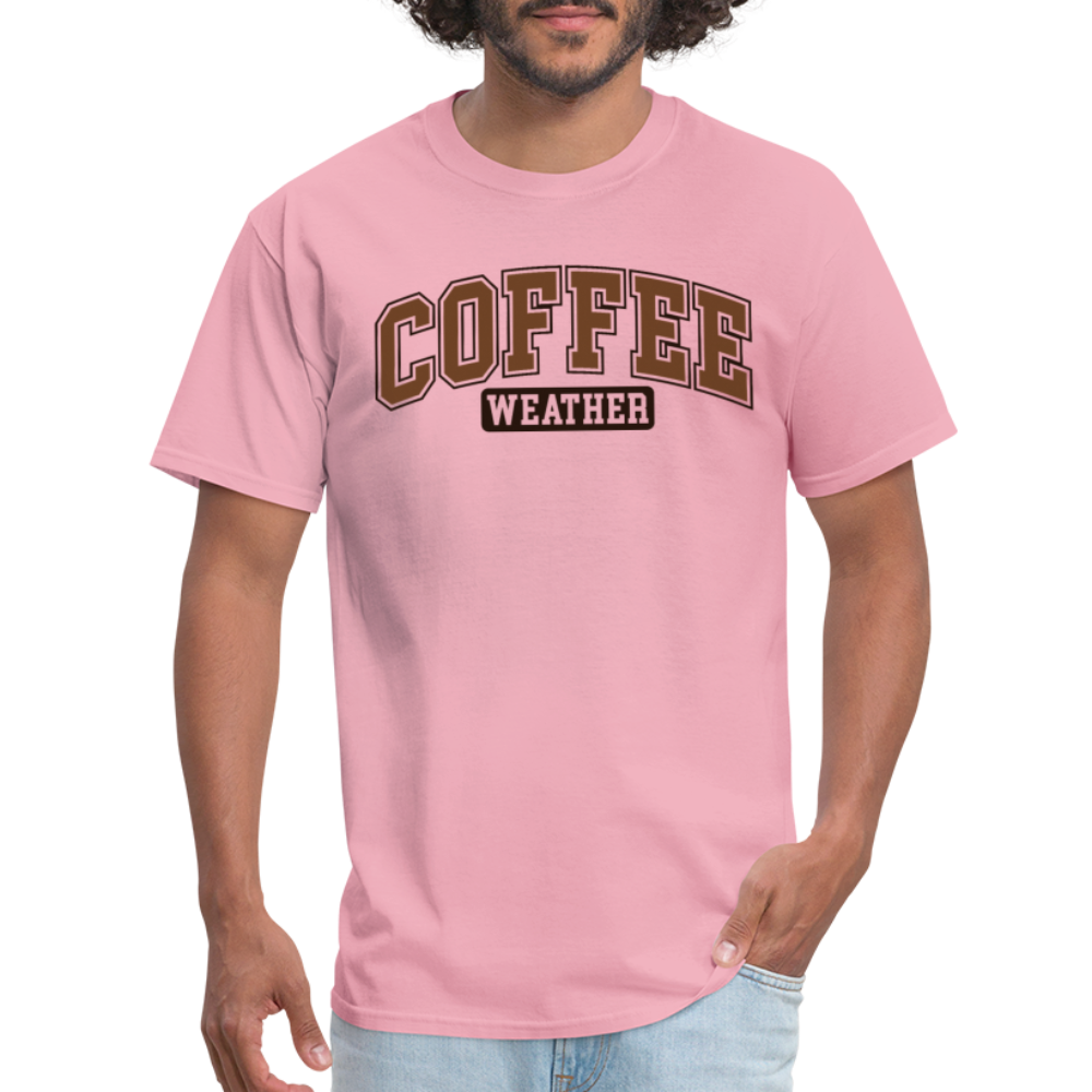 Coffee Weather T-Shirt - pink