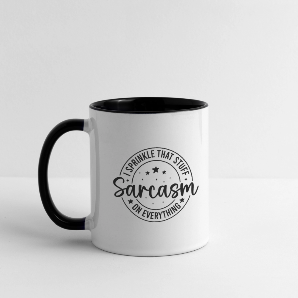 Sarcasm Coffee Mug – Sprinkle That Stuff On Everything - white/black