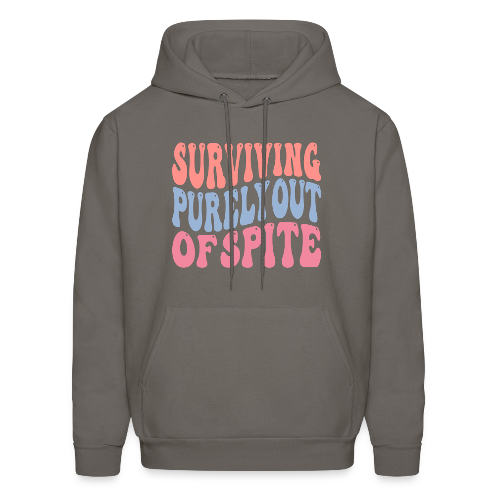 Surviving Purely Out Of Spite Hoodie - asphalt gray