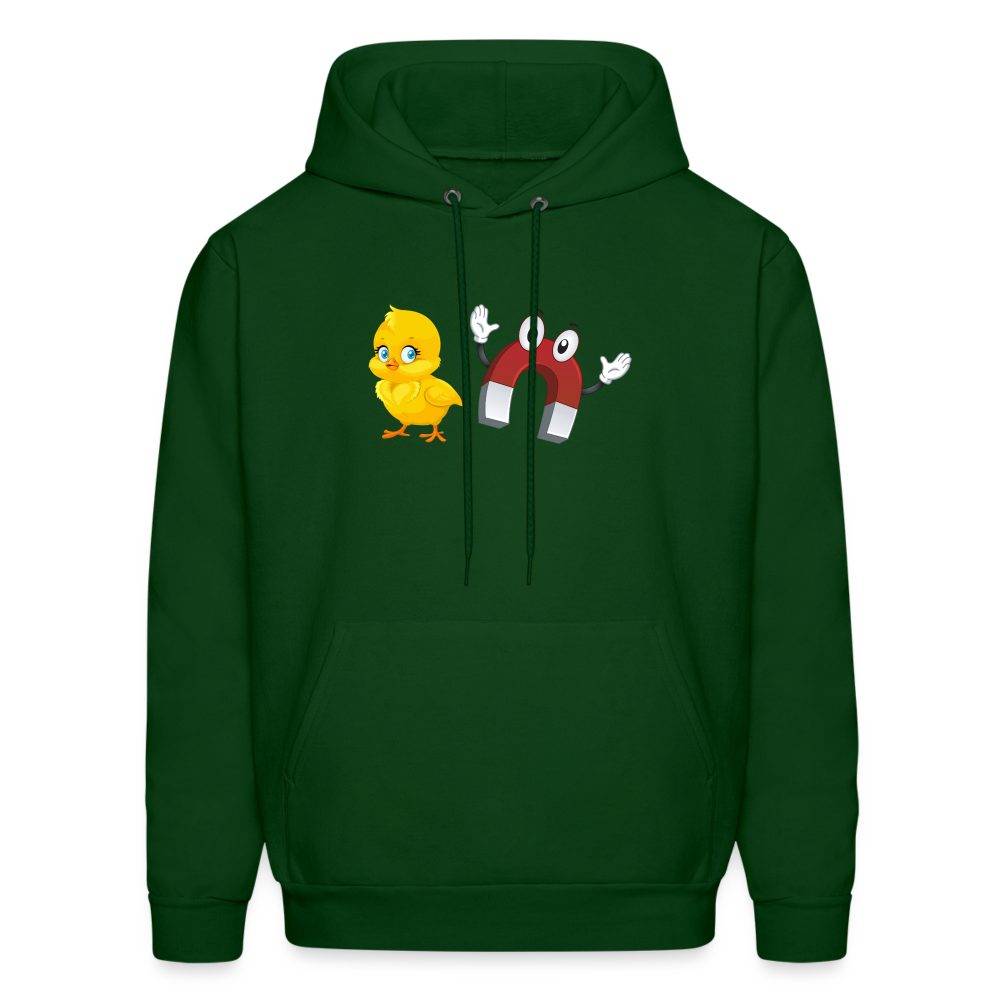 Chick Magnet Hoodie - Color: forest green