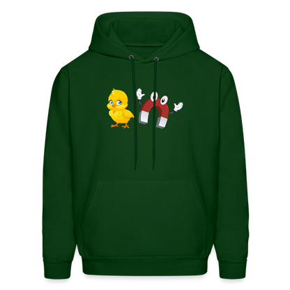 Chick Magnet Hoodie - Color: forest green