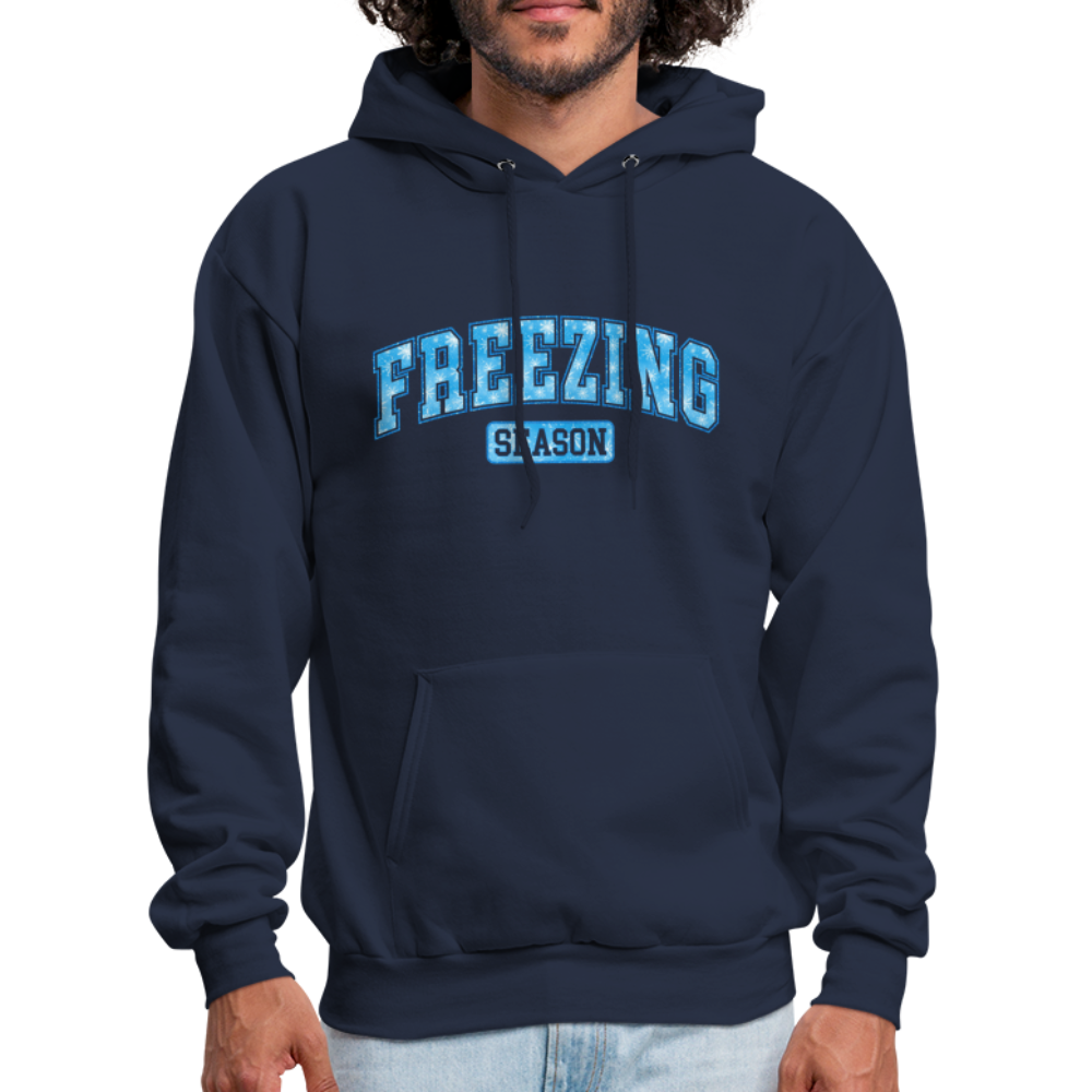 Freezing Season Unisex Hoodie - navy