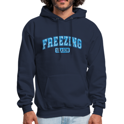 Freezing Season Unisex Hoodie - navy