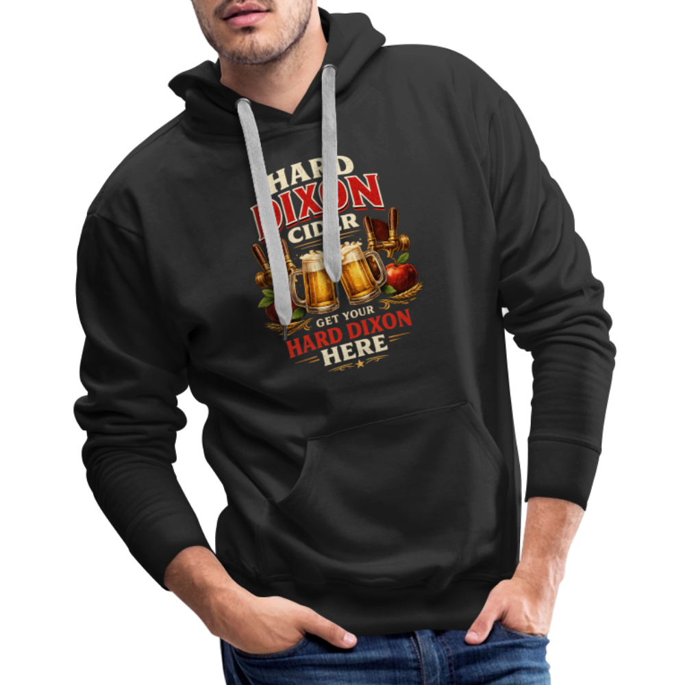Hard Dixon Cider Funny Premium Hoodie (Funny Adult Humor) Color: Black