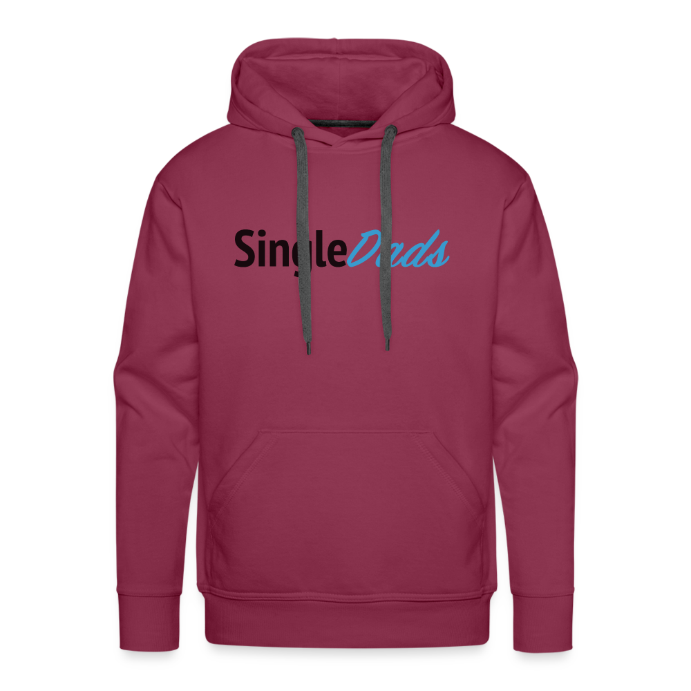 SingleDads Men’s Premium Hoodie - burgundy