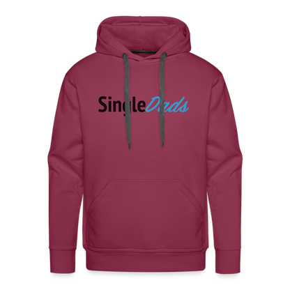 SingleDads Men’s Premium Hoodie - burgundy