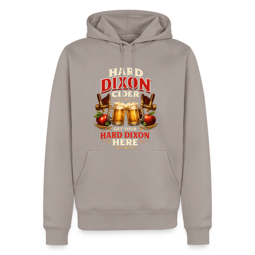 Hard Dixon Cider Funny Premium Hoodie (Funny Adult Humor) Color: Taupe