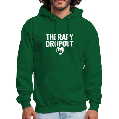 Therapy Dropout Hoodie - forest green