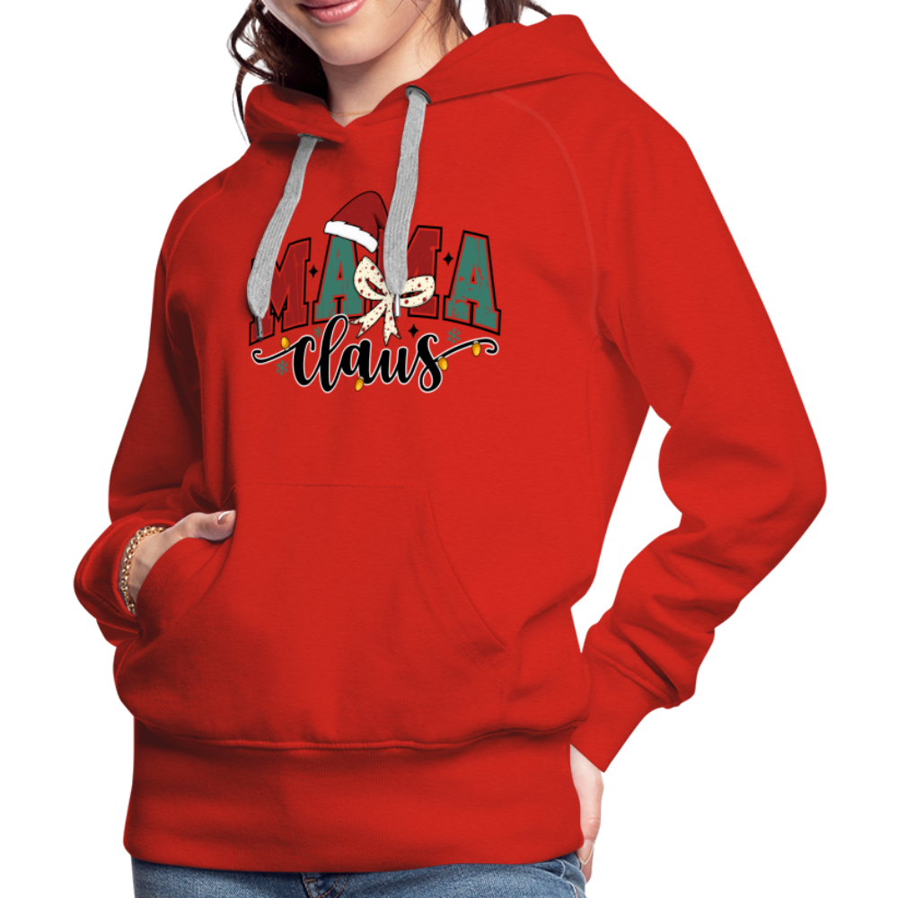 Mama Claus Women’s Premium Hoodie - red