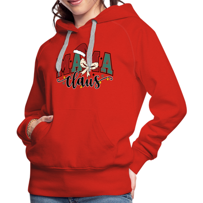 Mama Claus Women’s Premium Hoodie - red