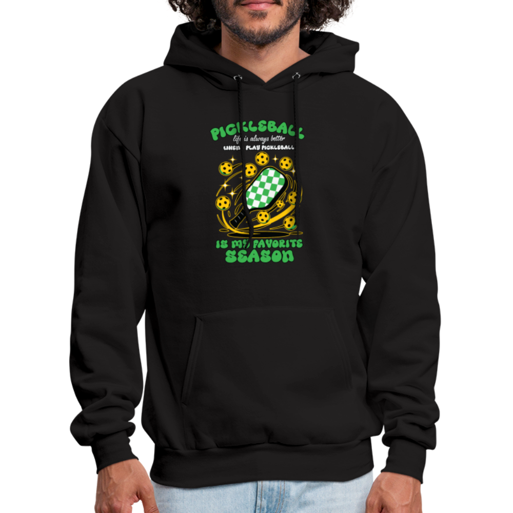 Pickleball Is My Favorite Season Hoodie - black