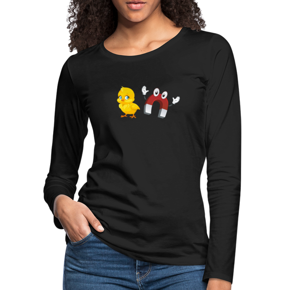 Chick Magnet Women's Premium Long Sleeve T-Shirt - Color: black