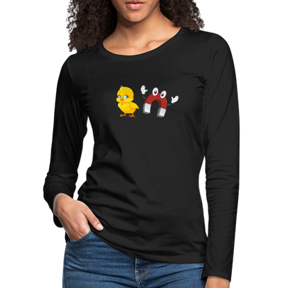 Chick Magnet Women's Premium Long Sleeve T-Shirt - Color: black