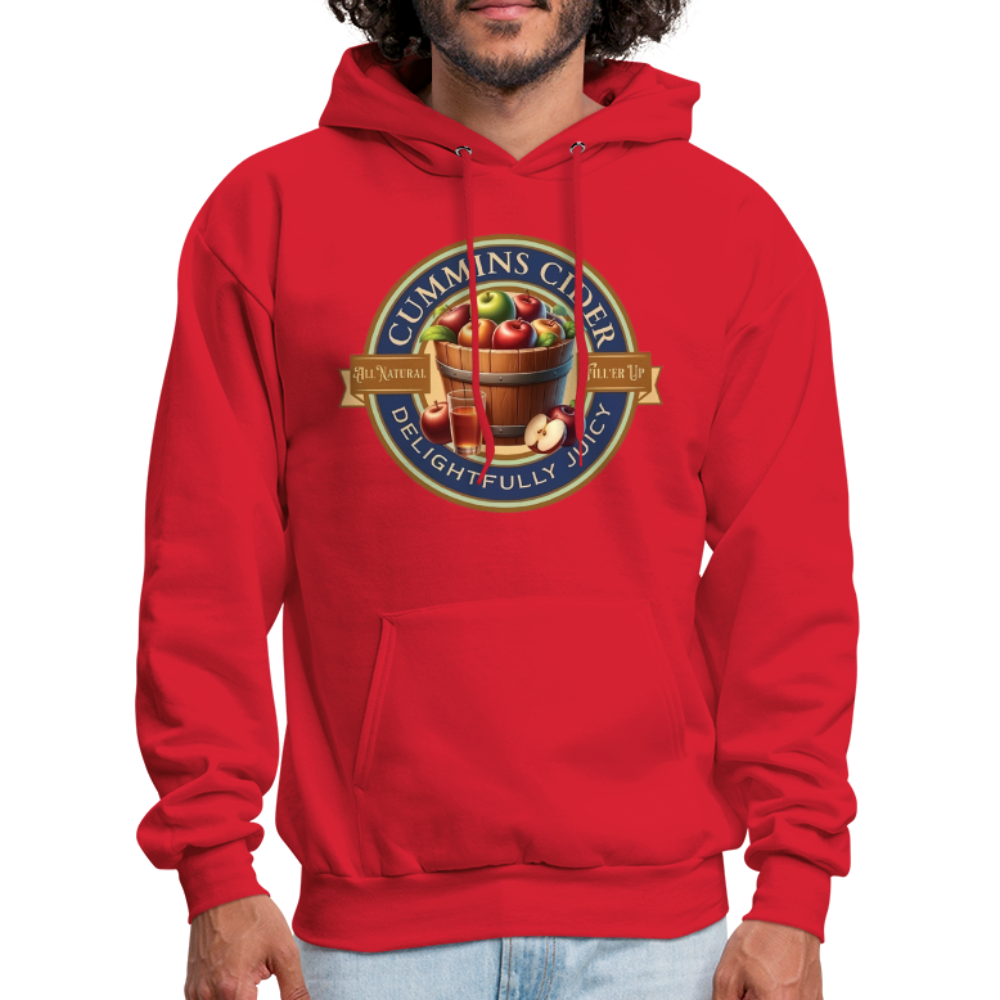 Cummins Cider (Funny Adult Humor) Hoodie - red